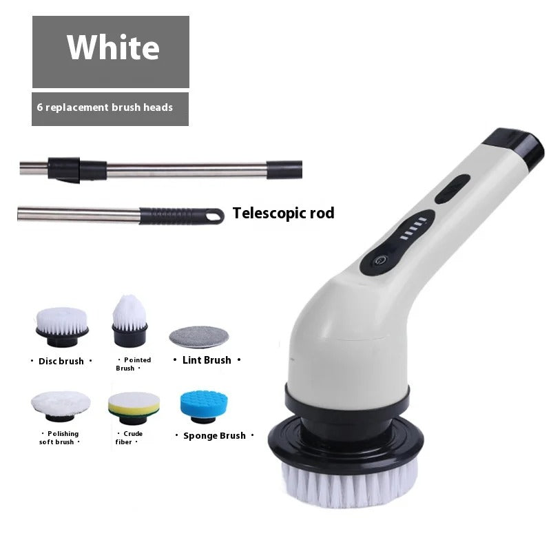 Electric Spin Scrubber with 9 Brush Heads