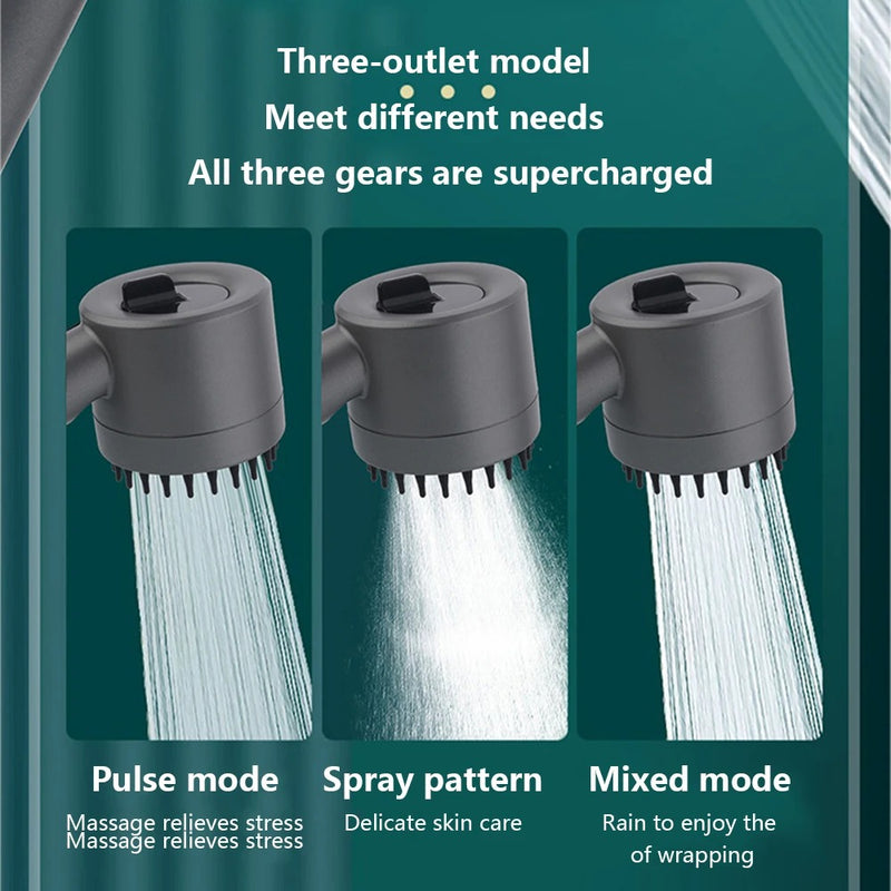 3 Mode Shower Head