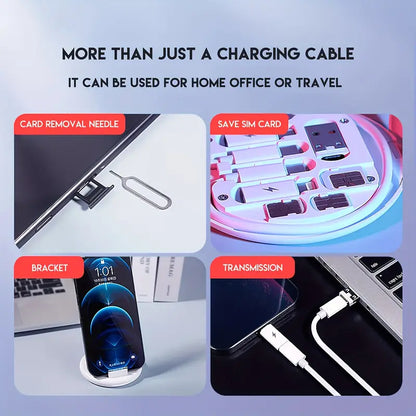 5 in 1 Portable Data Cable Storage Box