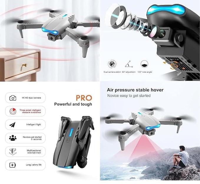 E99 Pro Drone with 4K HD Dual Camera