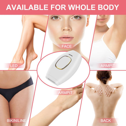 Freezing Point IPL Laser Hair Removal Device –  For Face & Body