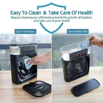 3-in-1 Portable Ice Fan Humidifier