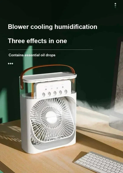 3-in-1 Portable Ice Fan Humidifier