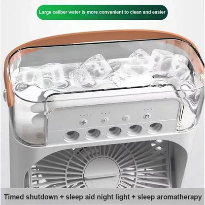3-in-1 Portable Ice Fan Humidifier