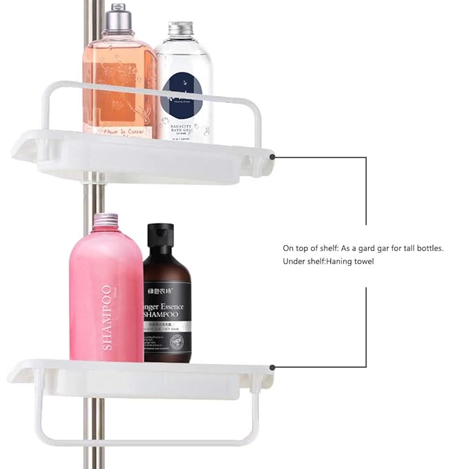 4 Tier Multi-function Corner Shelf
