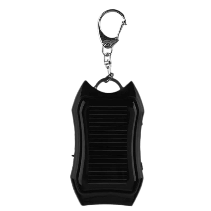 Solar Phone Power Bank Flashlight Keychain